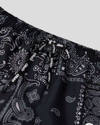 Men PSD Khaki Paisley Essential Short - Essential Short