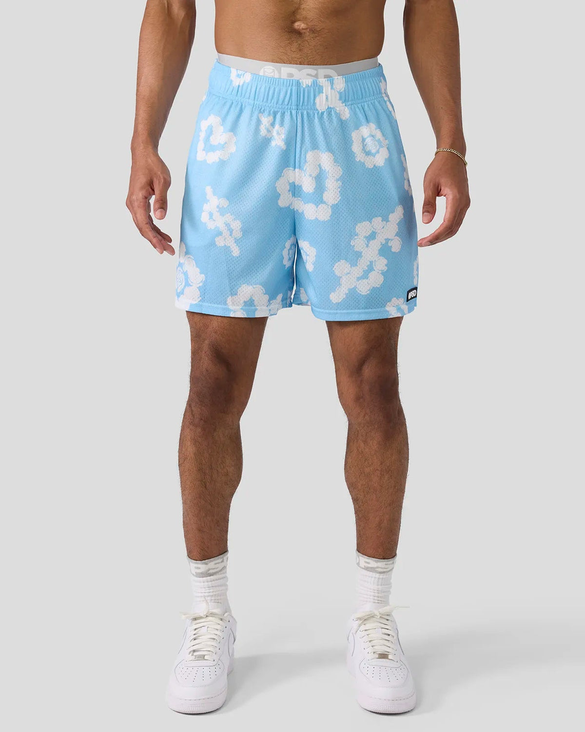 Men PSD Cloud Drops Blue Active Short - Active Short