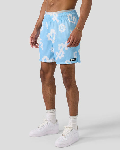 Men PSD Cloud Drops Blue Active Short - Active Short