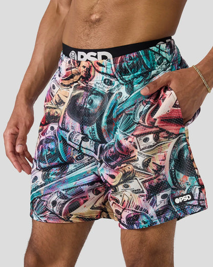 Men PSD Money Chalk Active Short - Active Short