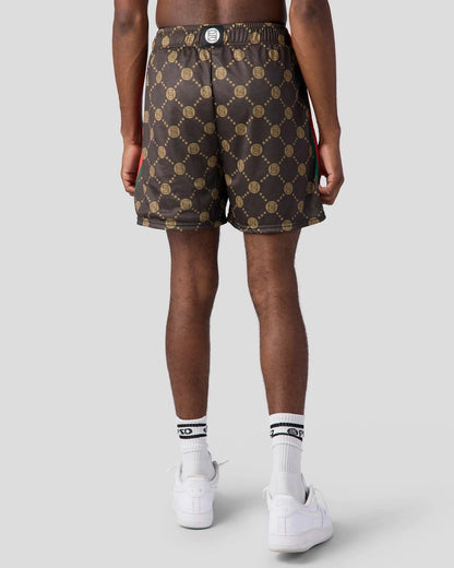 Men PSD Emblem Lux Brown Active Short - Active Short