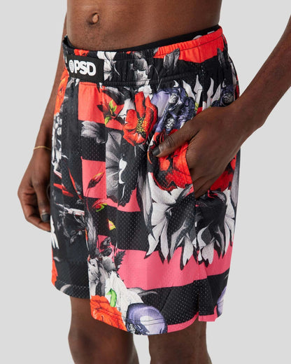 Men PSD Floral Demise Active Short - Active Short