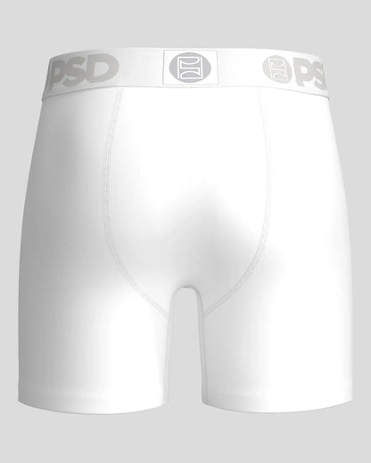 Men PSD Modal Solids - White - Mid Length - Modal