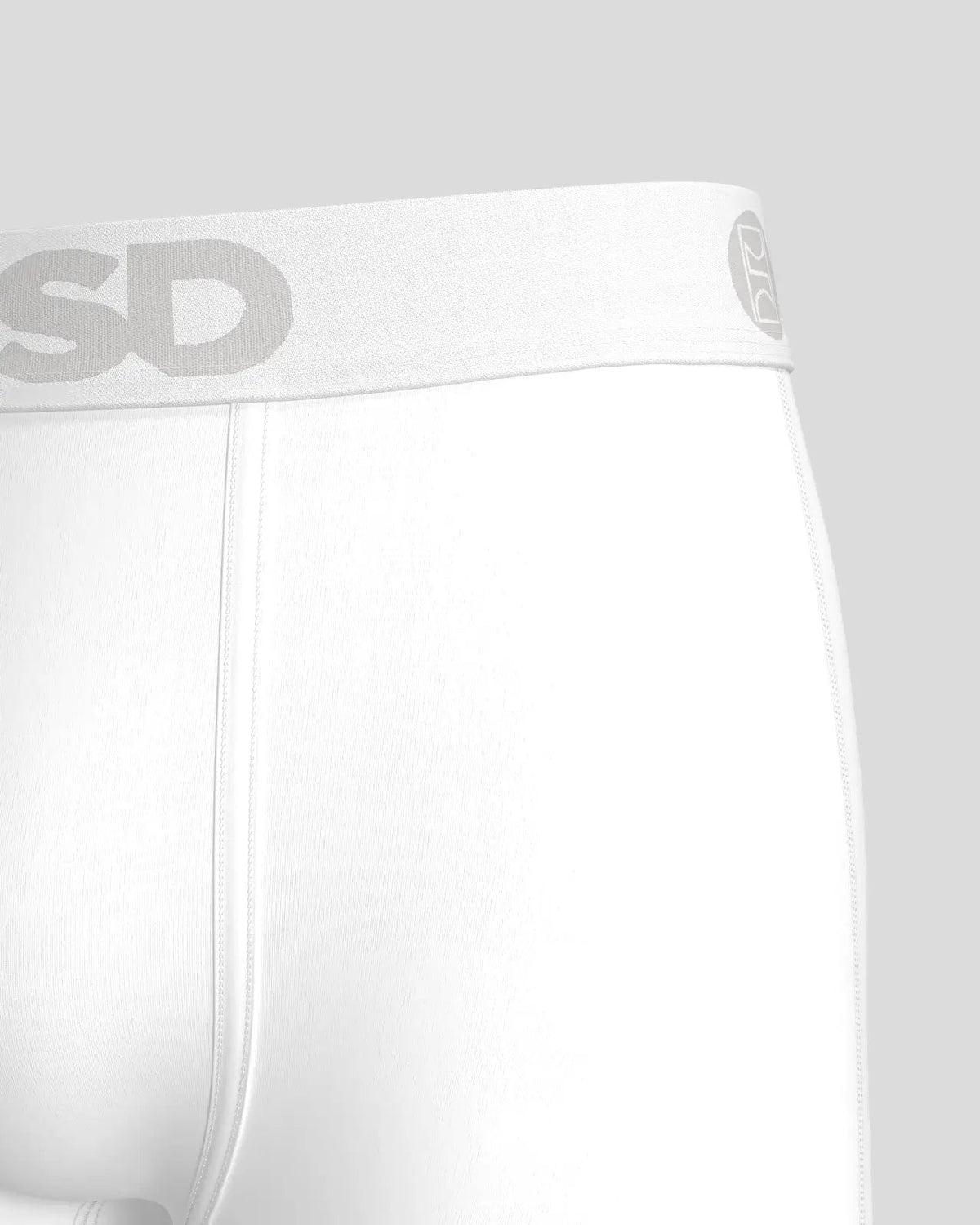 Men PSD Modal Solids - White - Mid Length - Modal