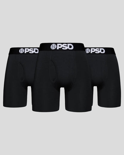 Men PSD Modal 3 Pack - Black - Standard Length - Modal
