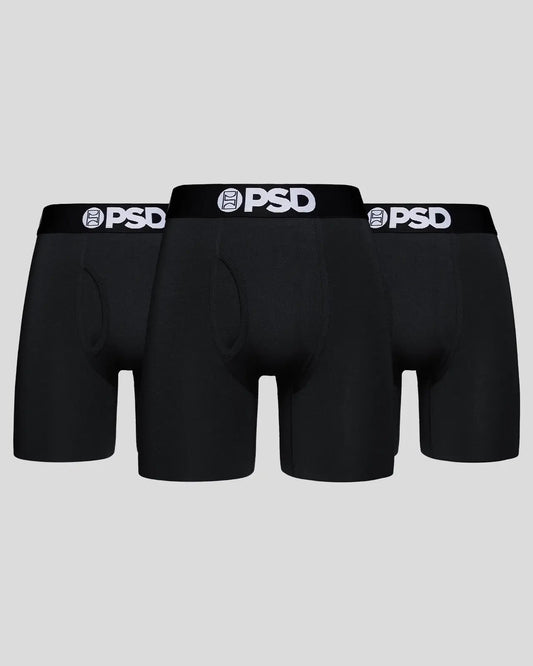 Men PSD Modal 3 Pack - Black - Standard Length - Modal