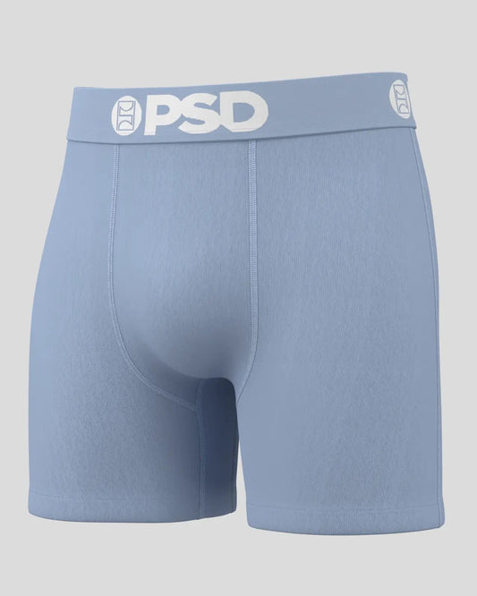 Men PSD Solids - Blue Dust - Mid Length - Cotton