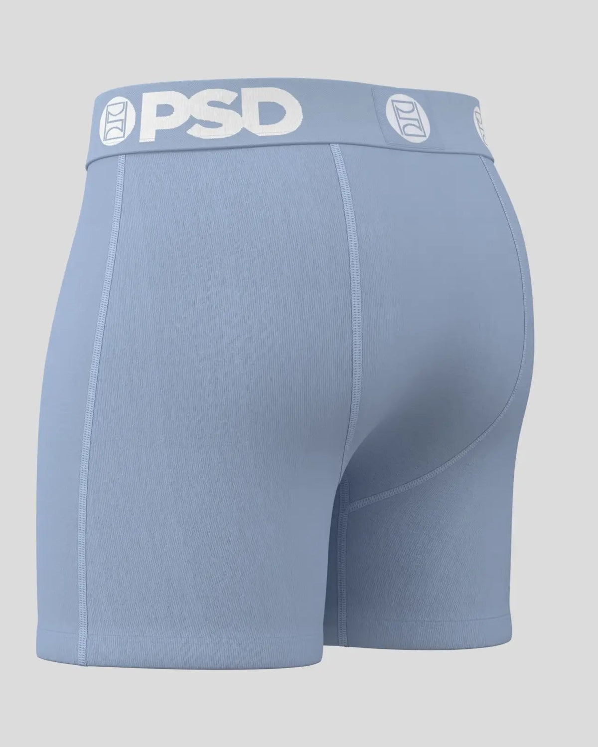 Men PSD Solids - Blue Dust - Mid Length - Cotton