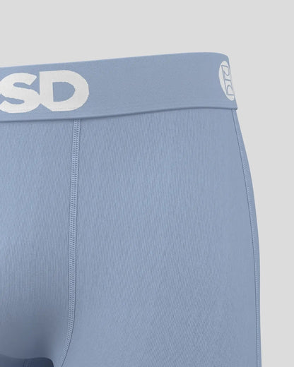 Men PSD Solids - Blue Dust - Standard Length - Cotton