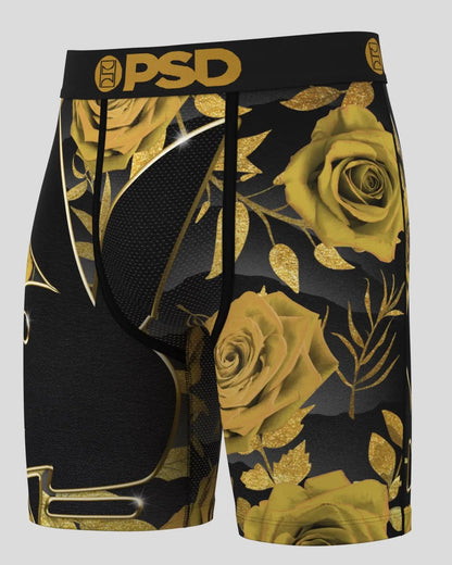Men PSD Playboy - Gold Petals - Standard Length