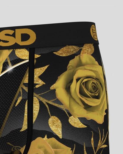 Men PSD Playboy - Gold Petals - Standard Length