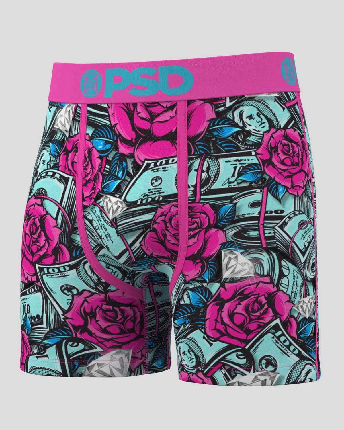 Men PSD Stacked Roses - Mid Length
