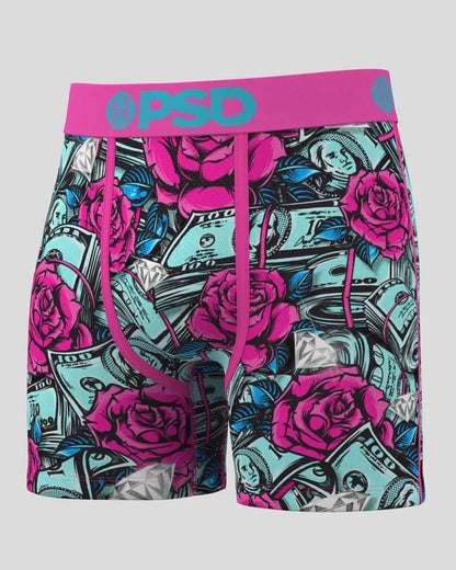 Men PSD Stacked Roses - Mid Length