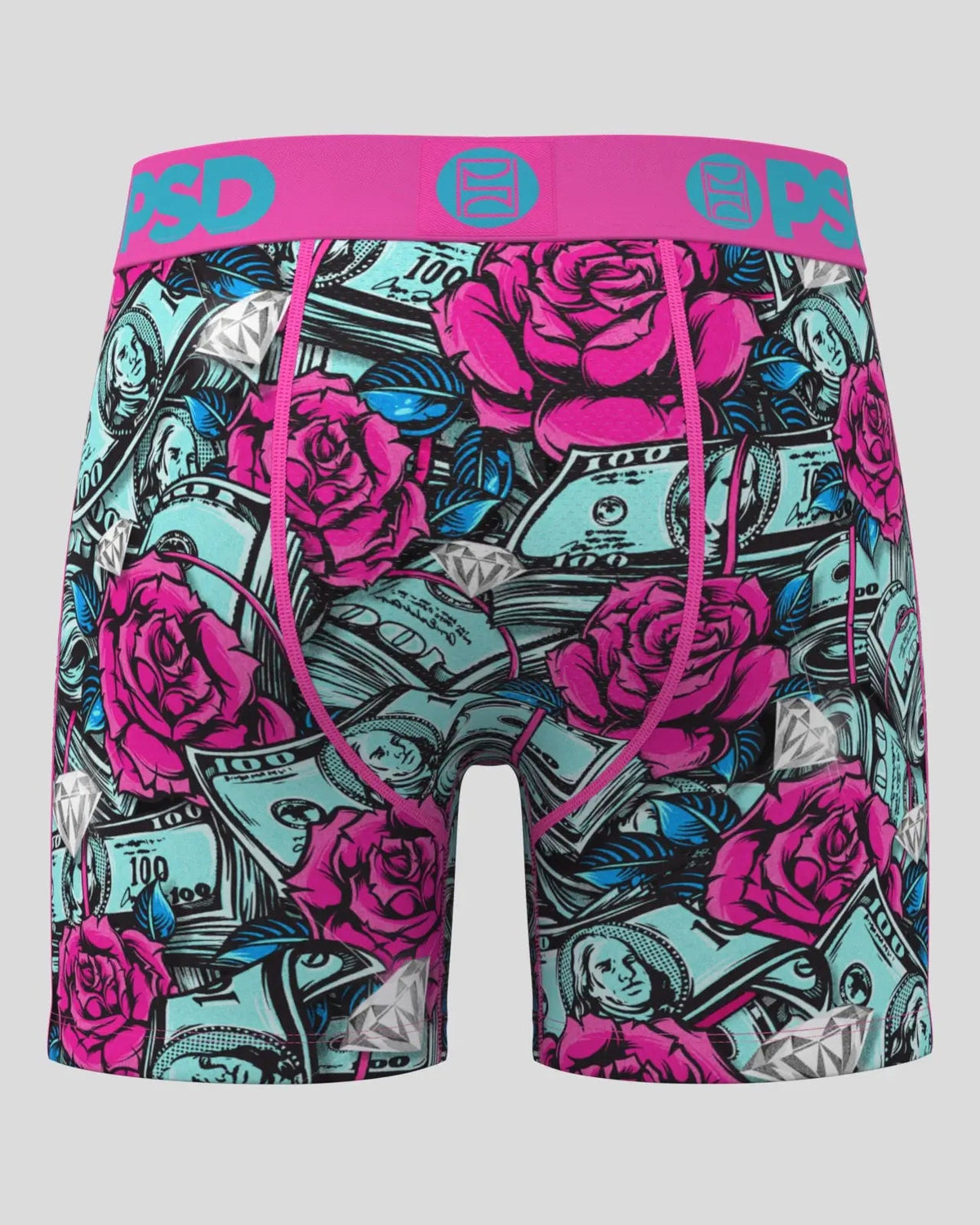 Men PSD Stacked Roses - Mid Length