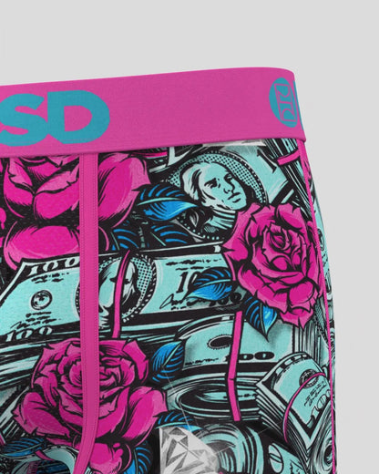 Men PSD Stacked Roses - Mid Length