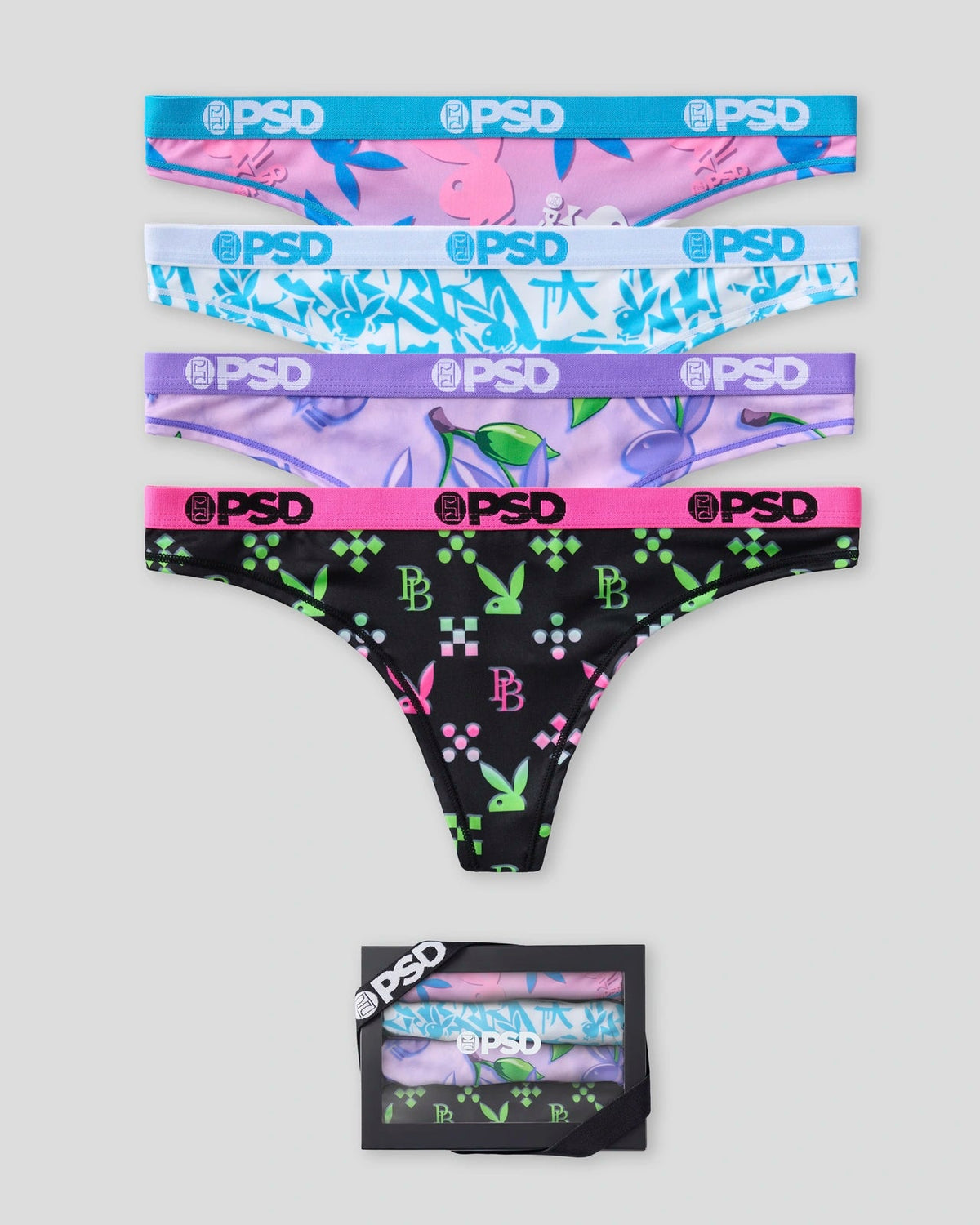 Women PSD 4 Pack - Playboy Blast - Thong