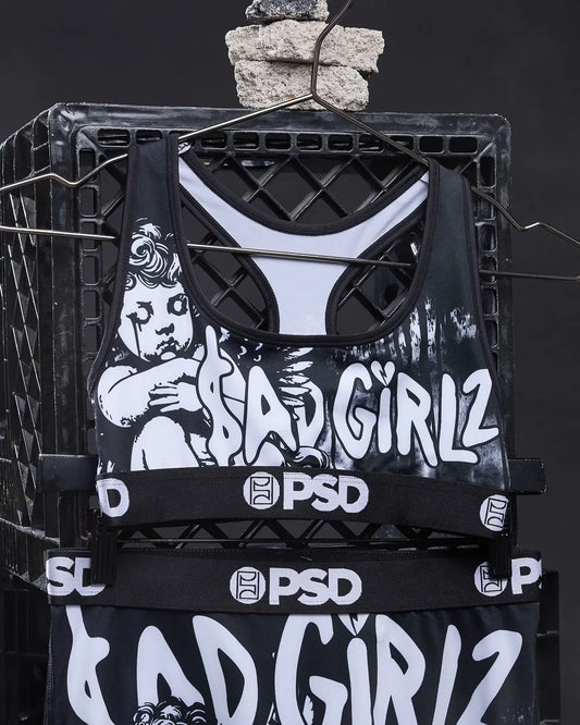 Women PSD Sad Girlz - Sad Angel - Sports Bra