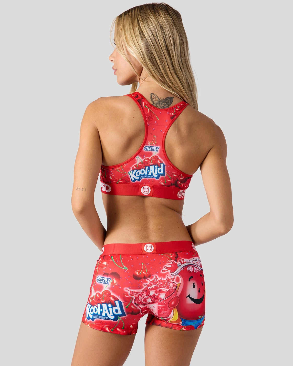 Women PSD Kool-Aid - Cherry - Boy Short