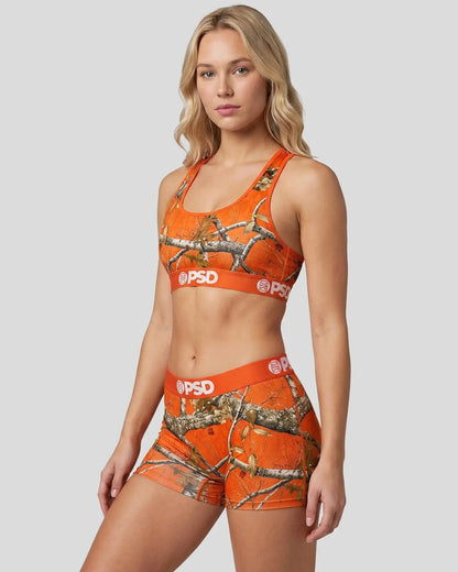 Women PSD Realtree - Edge Orange - Boy Short