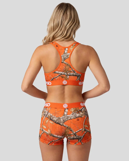 Women PSD Realtree - Edge Orange - Boy Short