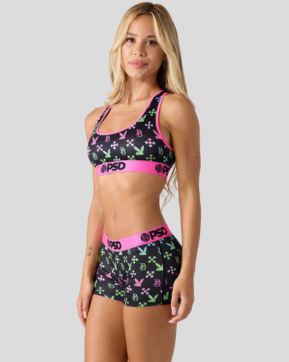 Women PSD Playboy - Emblem - Sports Bra