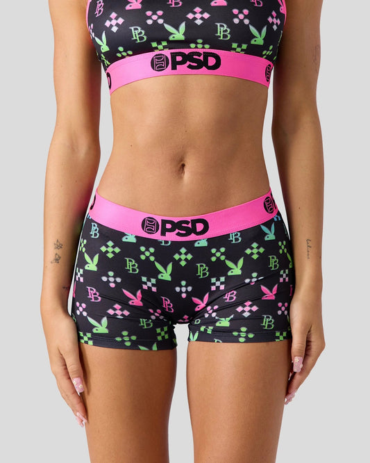 Women PSD Playboy - Emblem - Boy Short