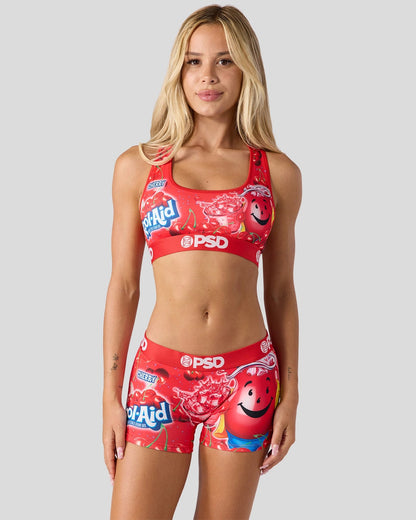 Women PSD Kool-Aid - Cherry - Sports Bra