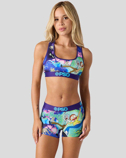 Women PSD Rick and Morty - Purple Days - Sports Bra
