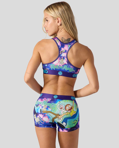 Women PSD Rick and Morty - Purple Days - Sports Bra