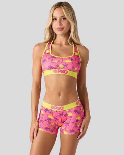 Women PSD Barbie - Palms - Sports Bra