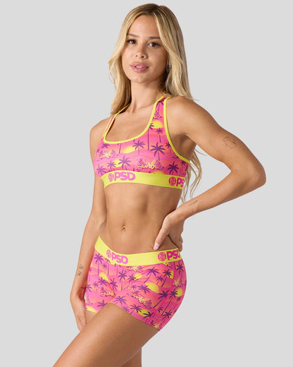 Women PSD Barbie - Palms - Sports Bra