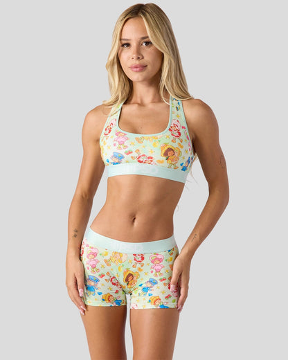 Women PSD Strawberry Shortcake - Fruitcake - Sports Bra