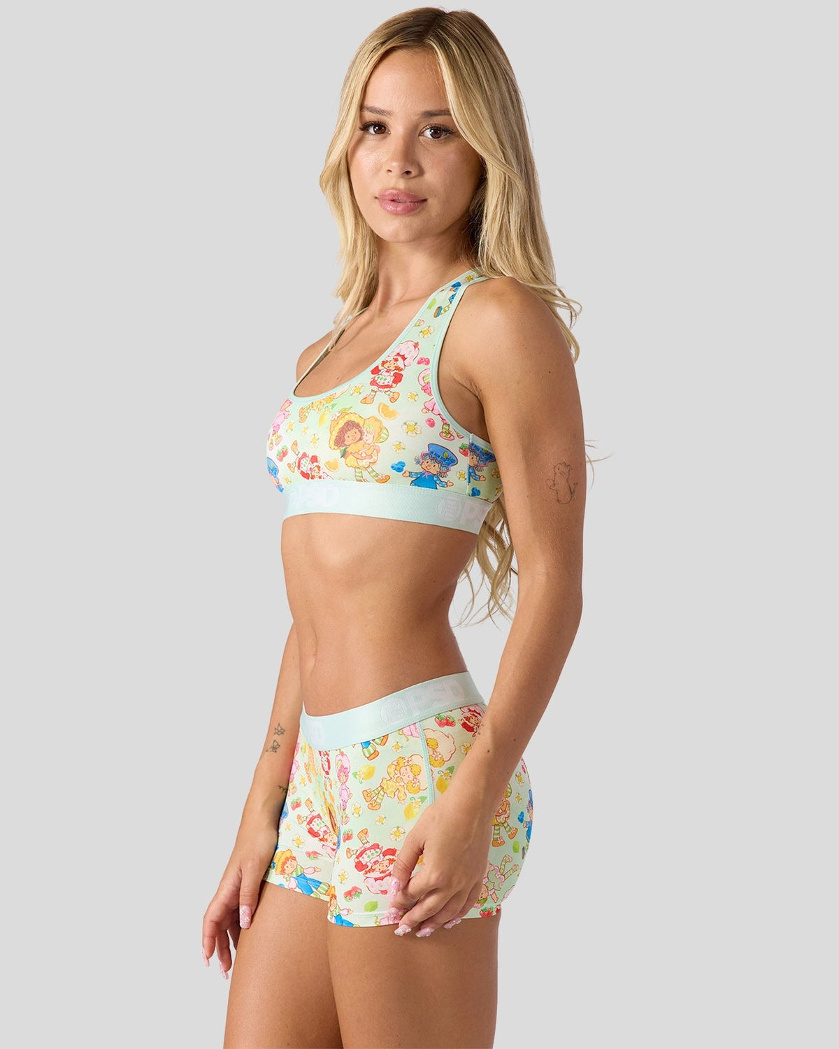 Women PSD Strawberry Shortcake - Fruitcake - Sports Bra