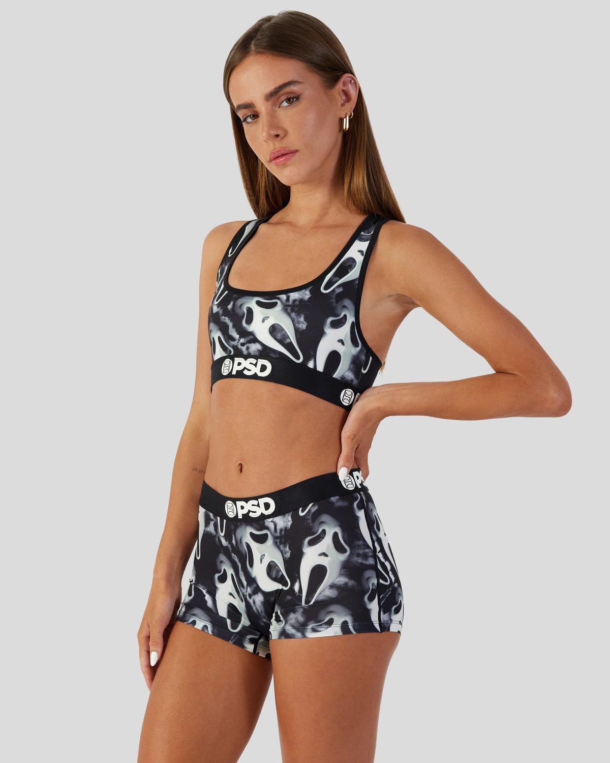 Women PSD Ghost Face - Dark - Boy Short