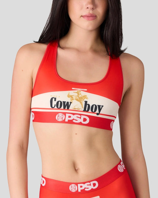 Women PSD Ride a Cowboy - Sports Bra