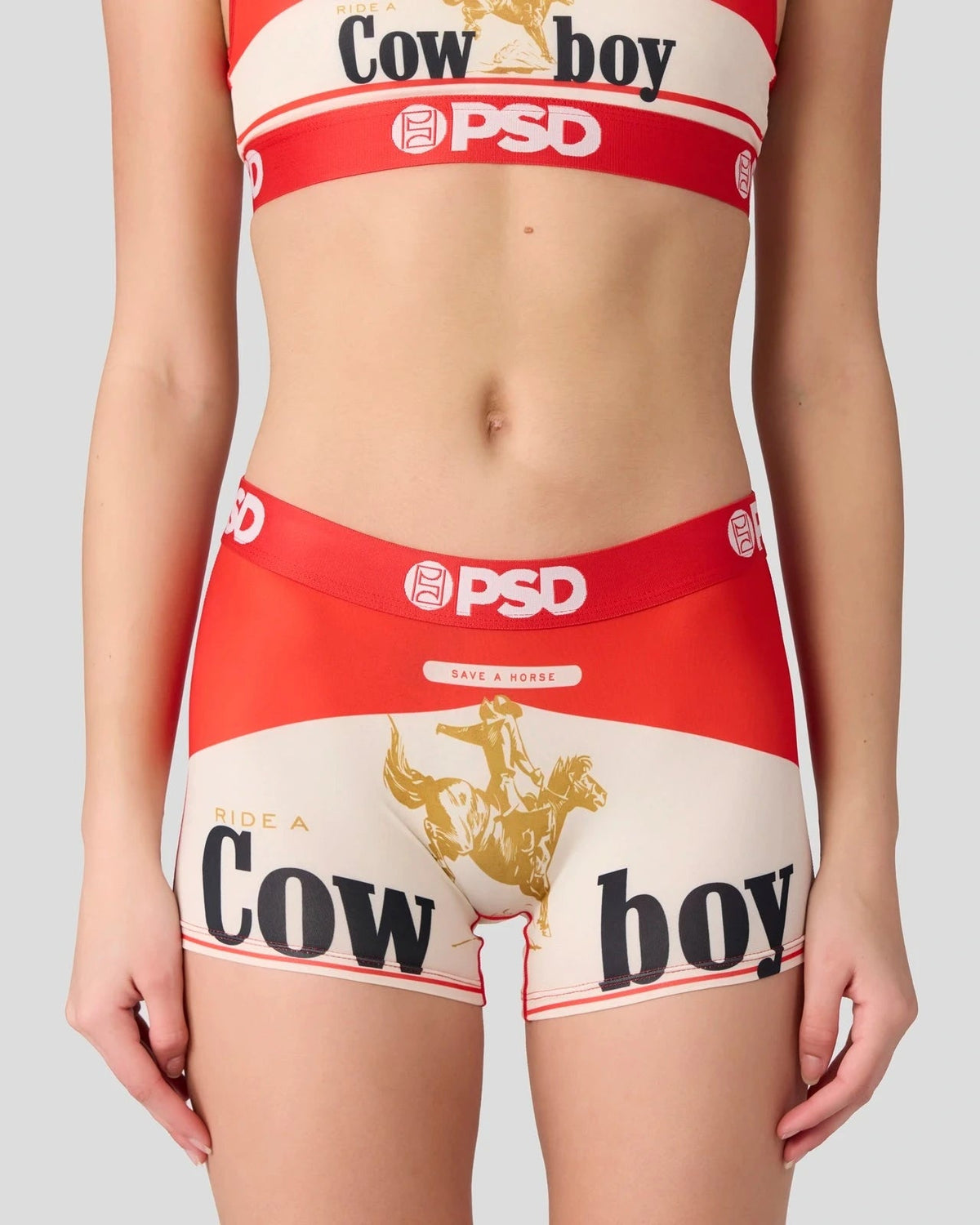 Women PSD Ride a Cowboy - Boy Short
