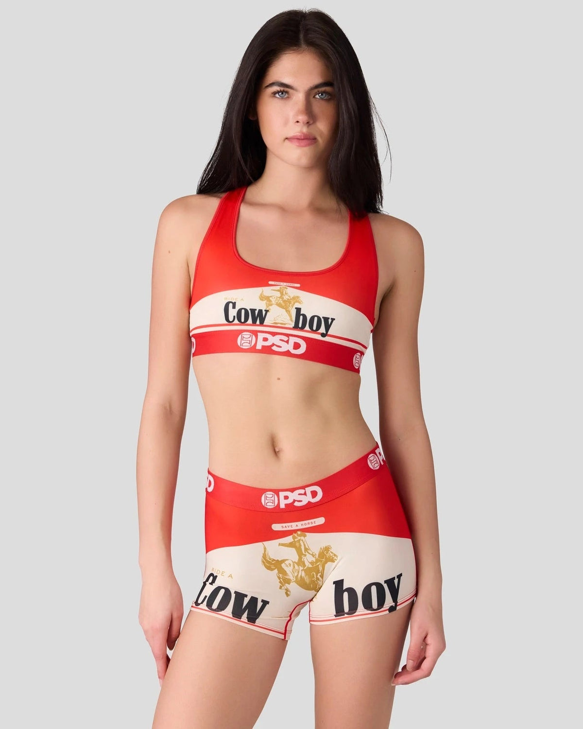 Women PSD Ride a Cowboy - Boy Short