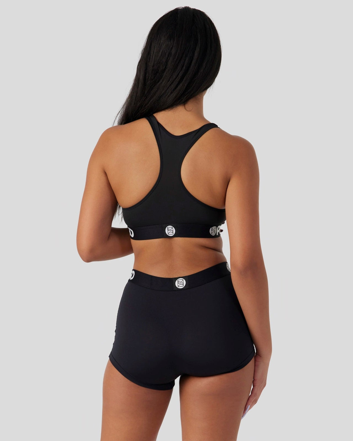 Women PSD Solids - Black - Sports Bra