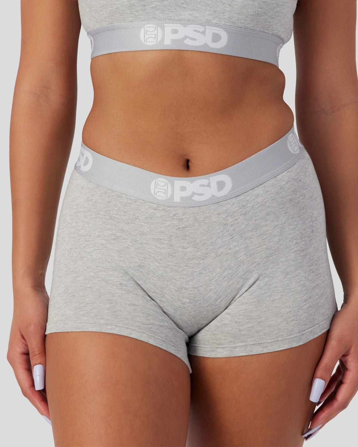 Women PSD Modal Solids - Athletic Grey - Boy Short - Modal