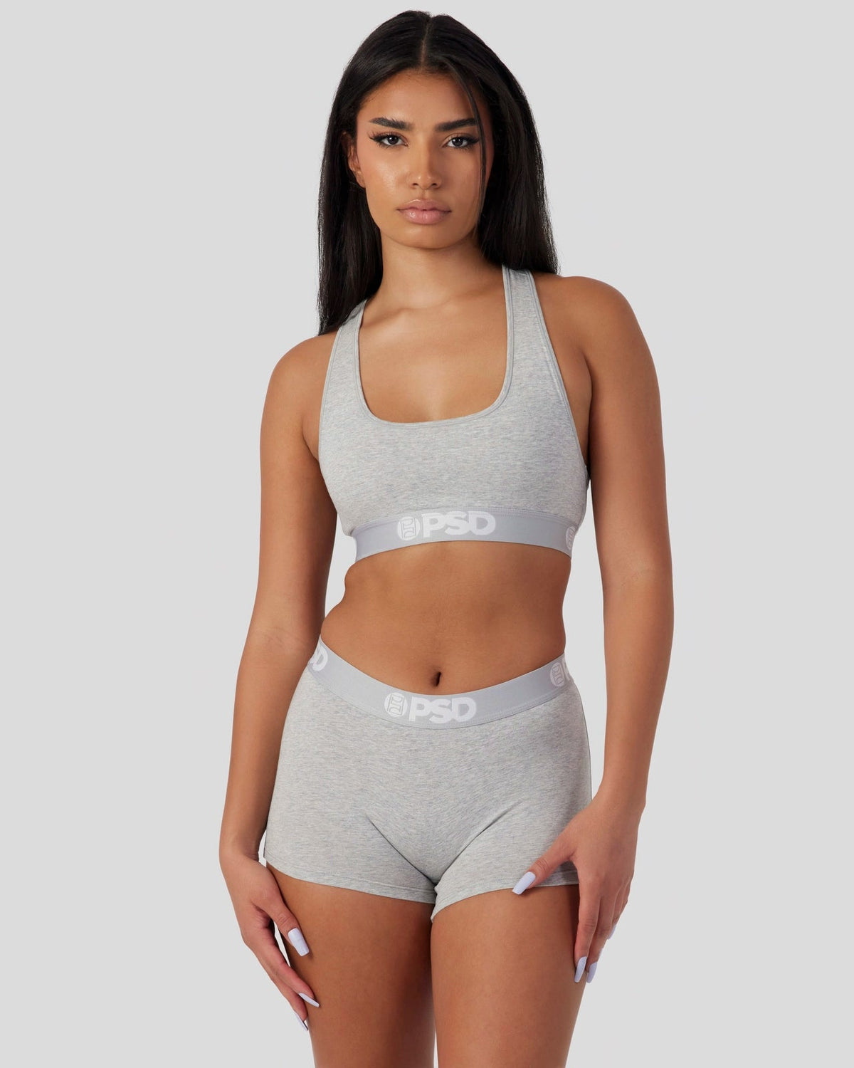 Women PSD Modal Solids - Athletic Grey - Boy Short - Modal