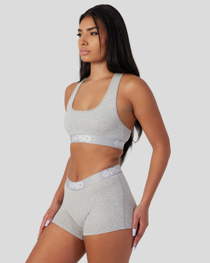 Women PSD Modal Solids - Athletic Grey - Boy Short - Modal