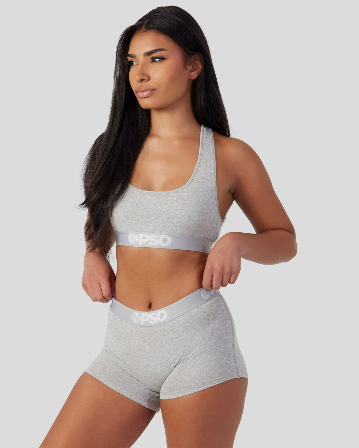 Women PSD Modal Solids - Athletic Grey - Sports Bra - Modal