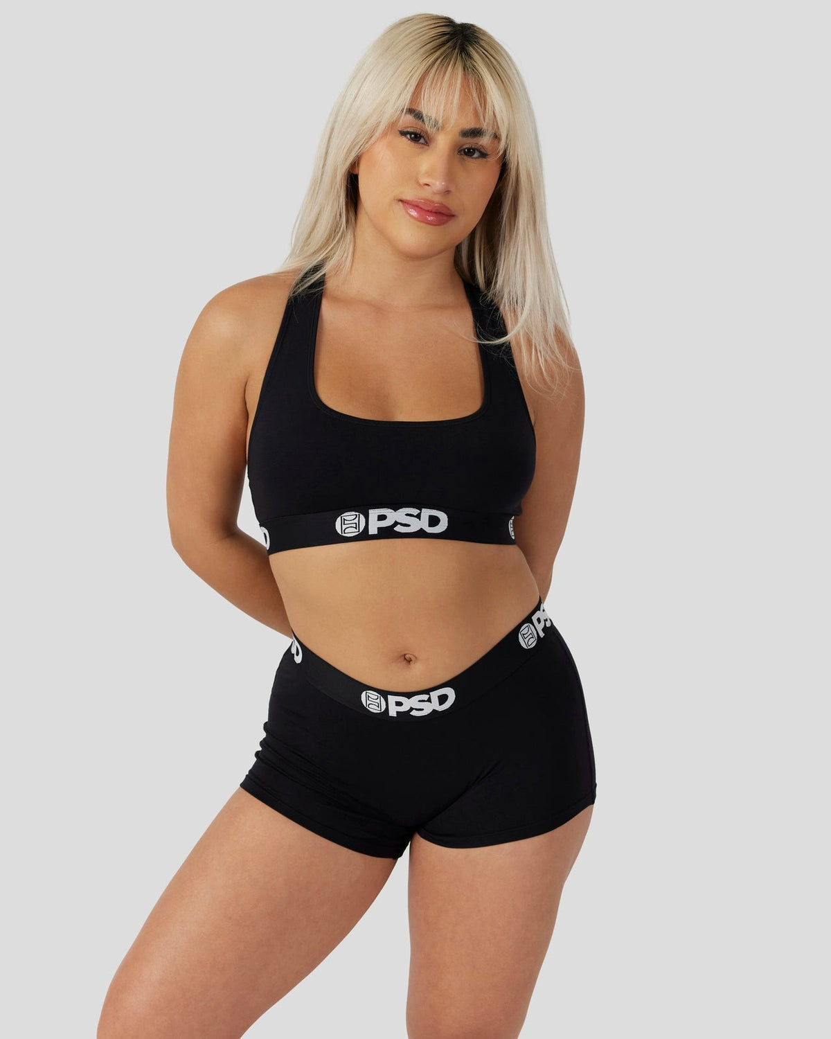 Women PSD Modal Solids - Black - Sports Bra - Modal