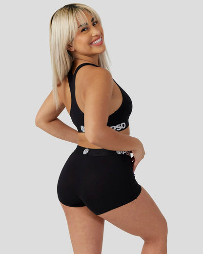 Women PSD Modal Solids - Black - Sports Bra - Modal