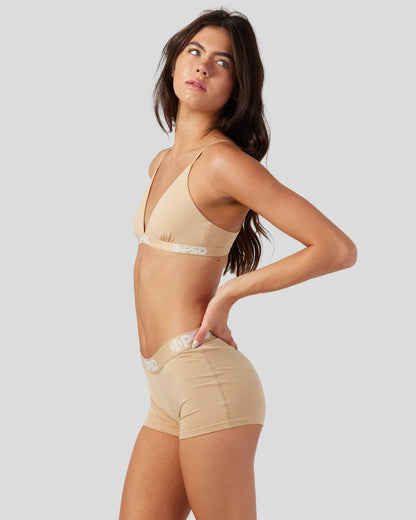 Women PSD Modal Solids - Sand - Triangle Bralette - Modal