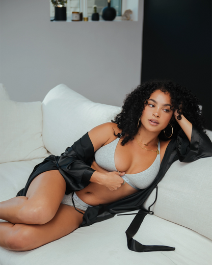 Women PSD Modal Solids - Athletic Grey - Triangle Bralette - Modal