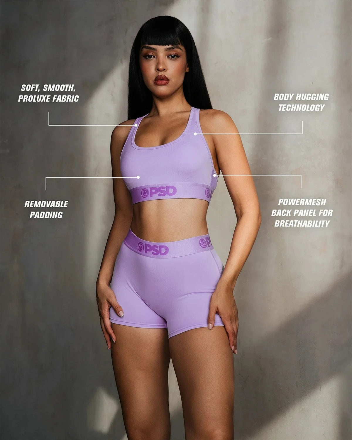 Women PSD ProLuxe - Lavender - Performance Bra
