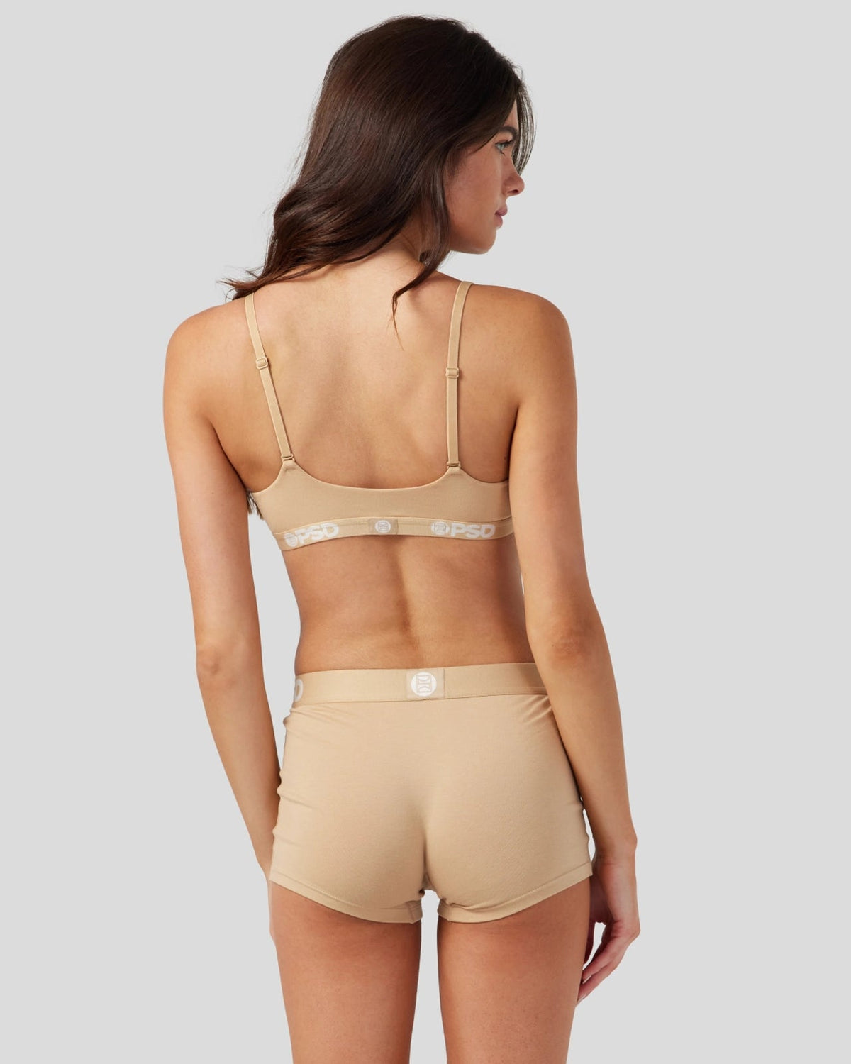 Women PSD Modal Solids - Sand - Scoop Bralette - Modal