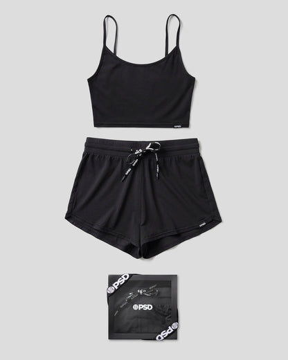 Women PSD Black Modal - Cami Sleep Set - Cami Sleep Set
