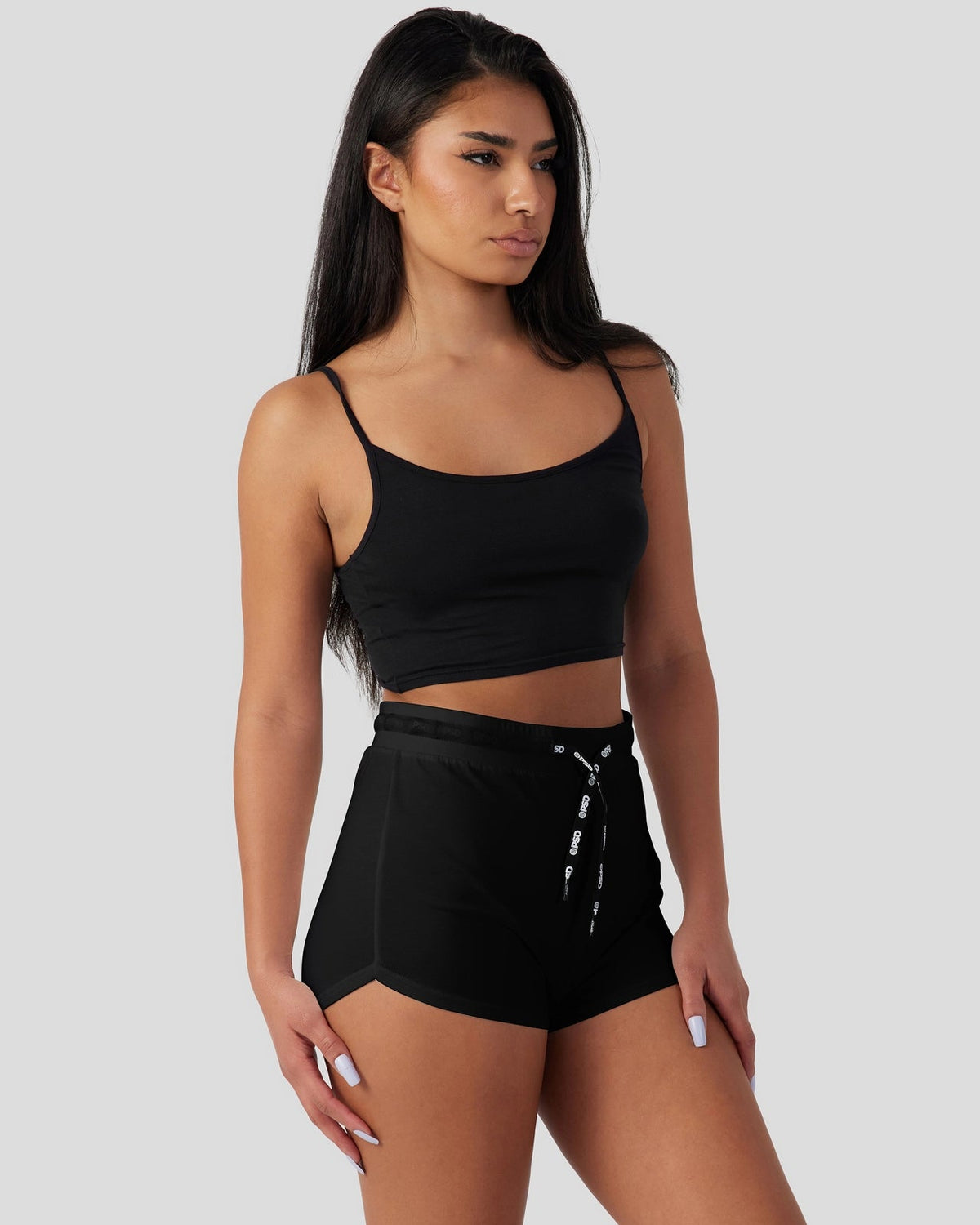 Women PSD Black Modal - Cami Sleep Set - Cami Sleep Set